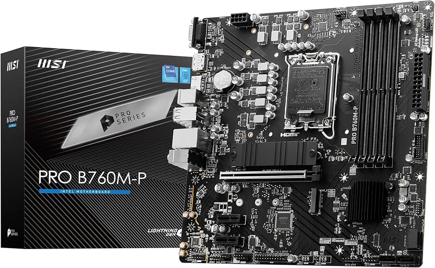Amazon.com: MSI PRO B760M-P Motherboard, Micro-ATX - Supports Amazon.com: MSI PRO B760M-P Motherboard, Micro-ATX - Supports