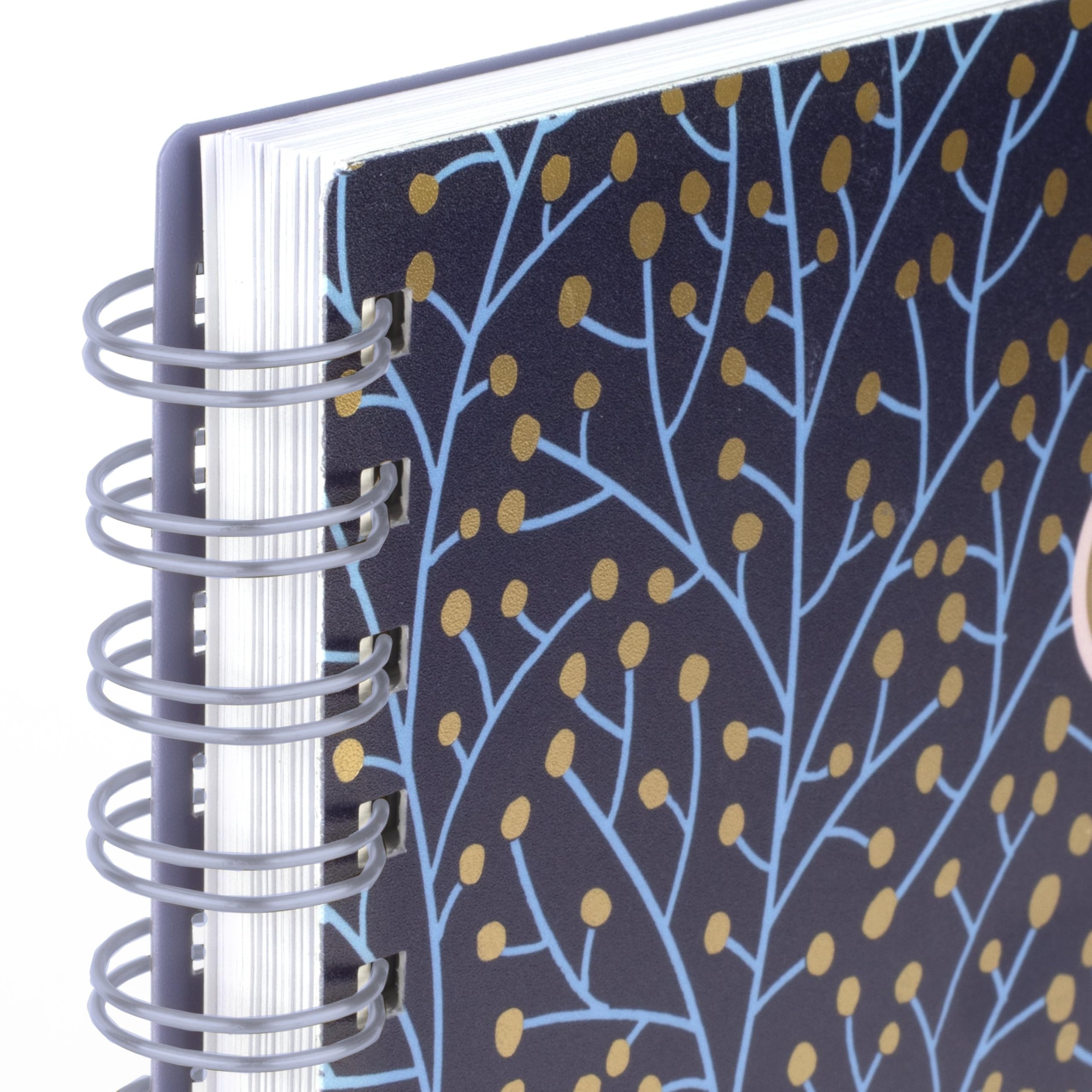 Mead Cambridge, agenda settimanale e mensile, 15 mesi, ottobre-dicembre, 21,6 x 27,9 cm, CatCoq, Berry Branches (CC01-905-27)