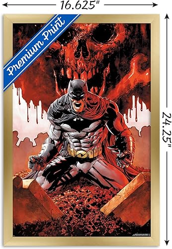 Miniatura 55 de Trends International DC Comics Batman - Póster de pared de Batman con huesos Paquete de póster y clip de alta calidad