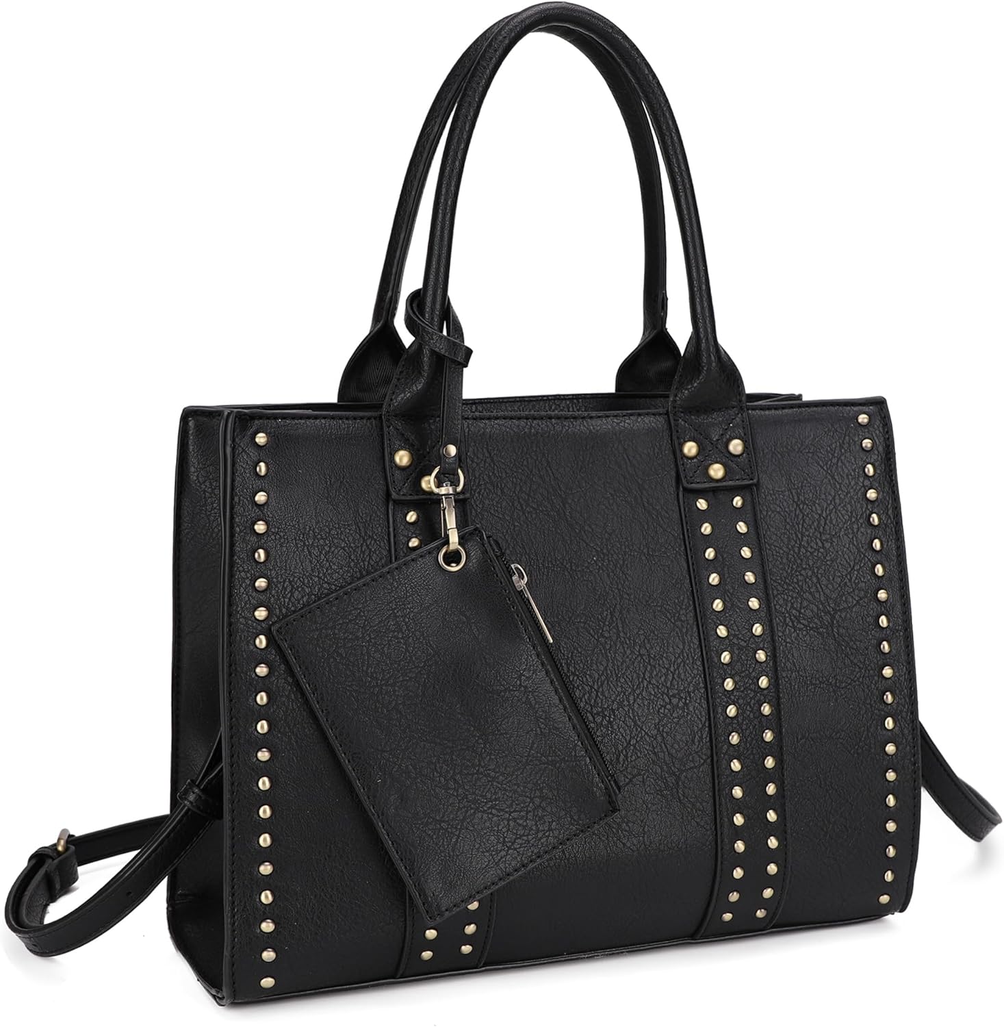 JESSIE & JAMES Concealed Carry Satchel Purse, Top Handle CCW Handbag with Shoulder Strap
