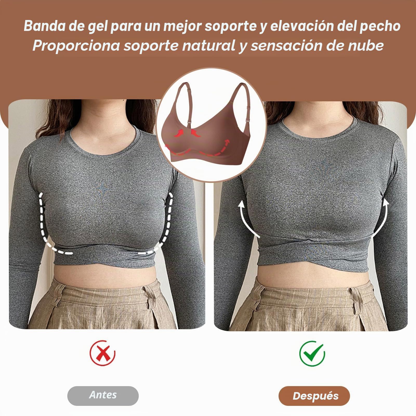 OEAK Gulia Sujetador Mujer (Pack de 1)