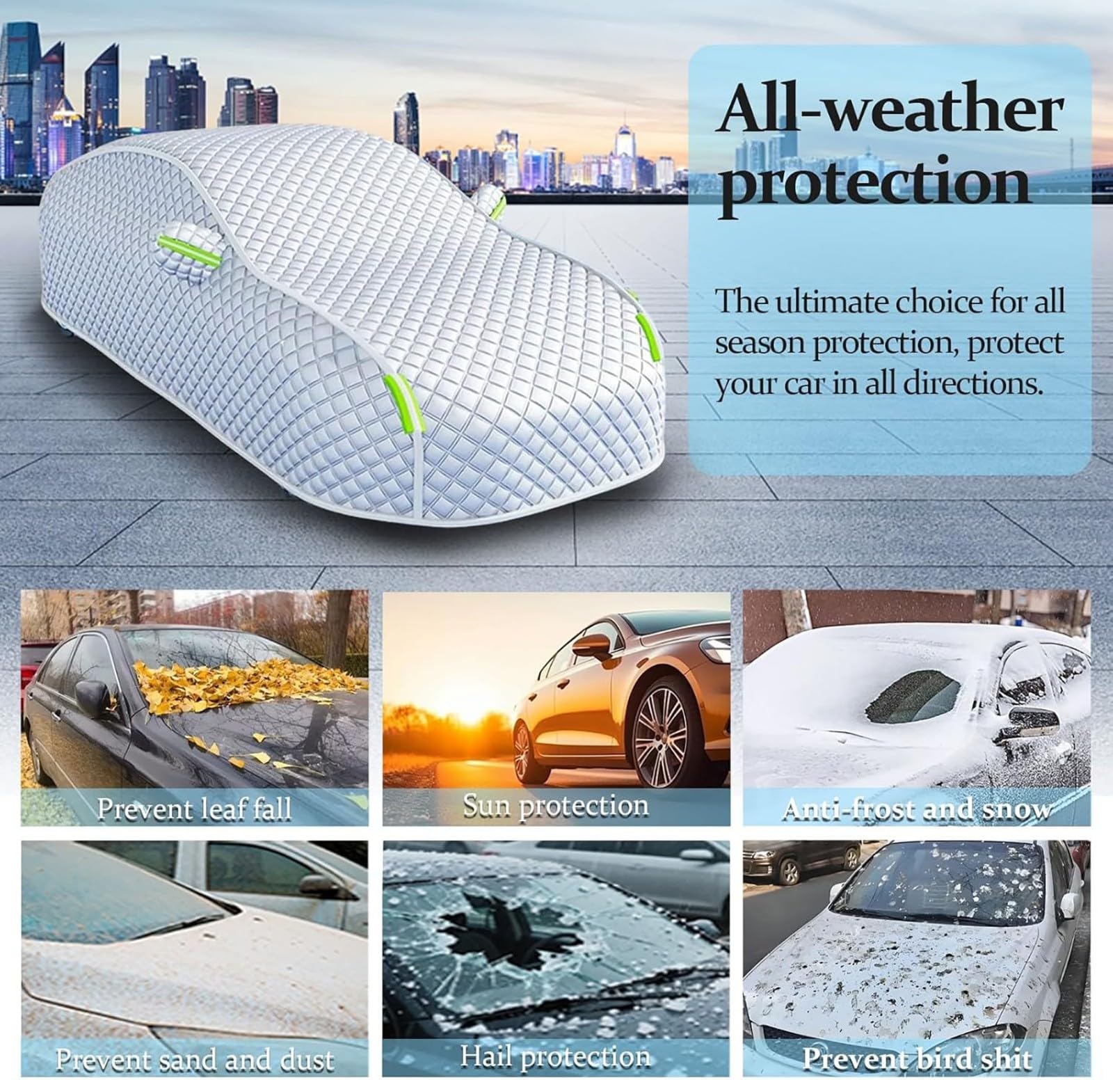 Telo Copriauto Antigrandine per Mercedes SLK R170,Telo Macchina Copriauto da Esterni Inverno,Impermeabile Anti UV Resistente Alla Neve e Antigraffio