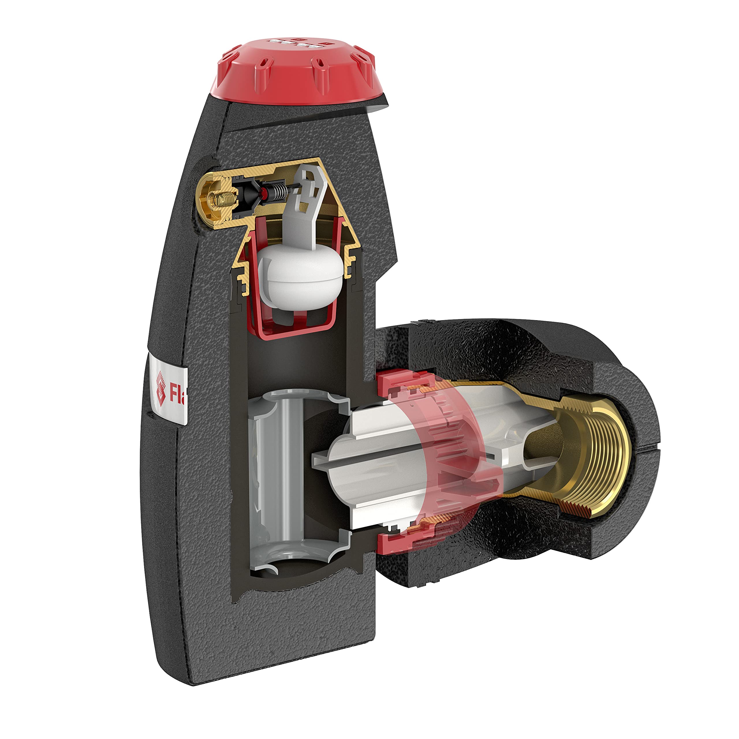 Flamco XStream Vent 11005 - Separador de microburbujas G 2''F