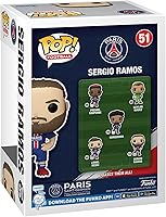 Vista 4 de Funko Pop! Fútbol: Paris Saint-Germain - Sergio Ramos