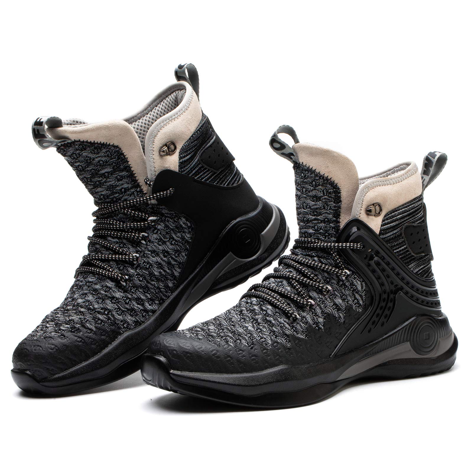 SYLPHID Steel Toe Boots for Men Safety Shoes for Women Work Sneakers Slip Resistant