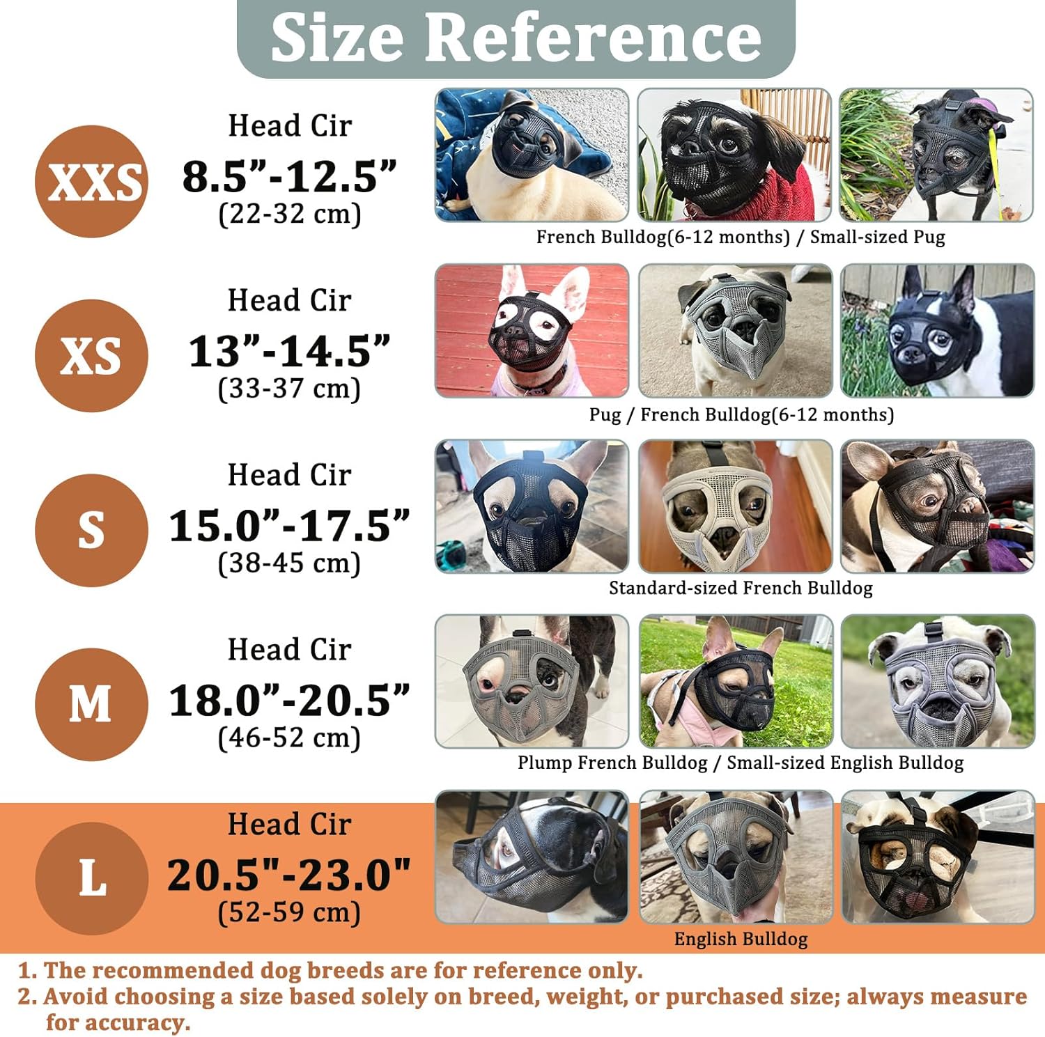 Mayerzon Short Snout Dog Muzzle for French Bulldog with Full Pant Design to Prevent Eating Biting, Soft Mesh Dog Muzzle for Shih Tzu Pug English Bulldog for Grooming Walking, Allow to Drink and Feed
