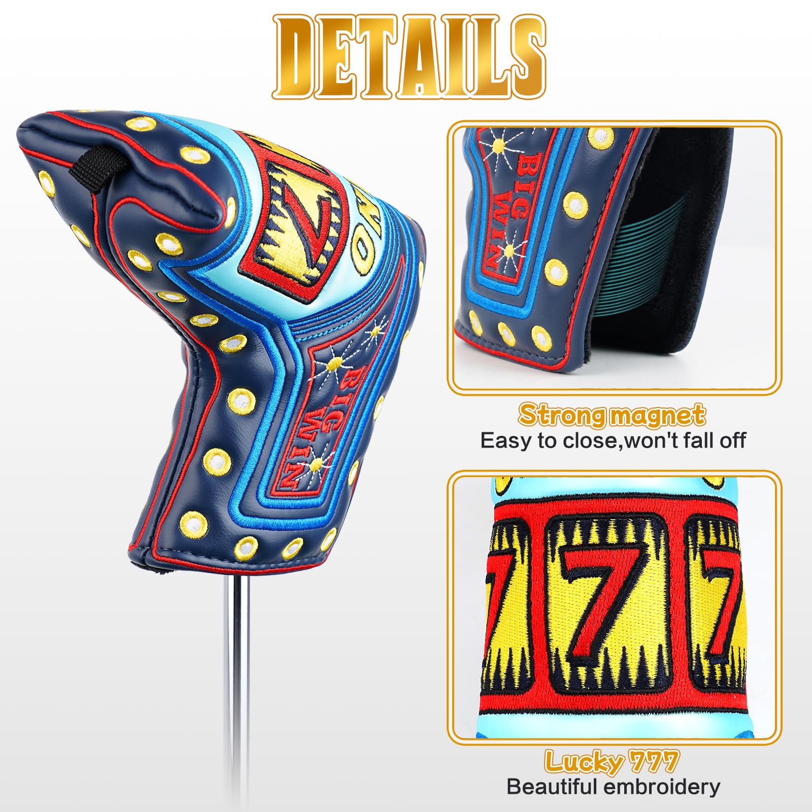 Copritesta Per Putter Da Golf Coco - Chiusura Magnetica, Adatto A Scotty Cameron, Odyssey