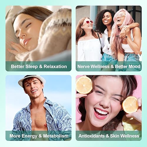 Miniatura 3 de Complejo de magnesio 25 en 1 con complejo B metilado, citrato de glicinato de magnesio, malato, taurato, gluconato, aspartato, carbonato D3 K2,