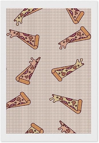 Pizza Pattern Diamond Art Painting Kits Full Square Drill DIY Picture Art Crafts for Home Wall Decor