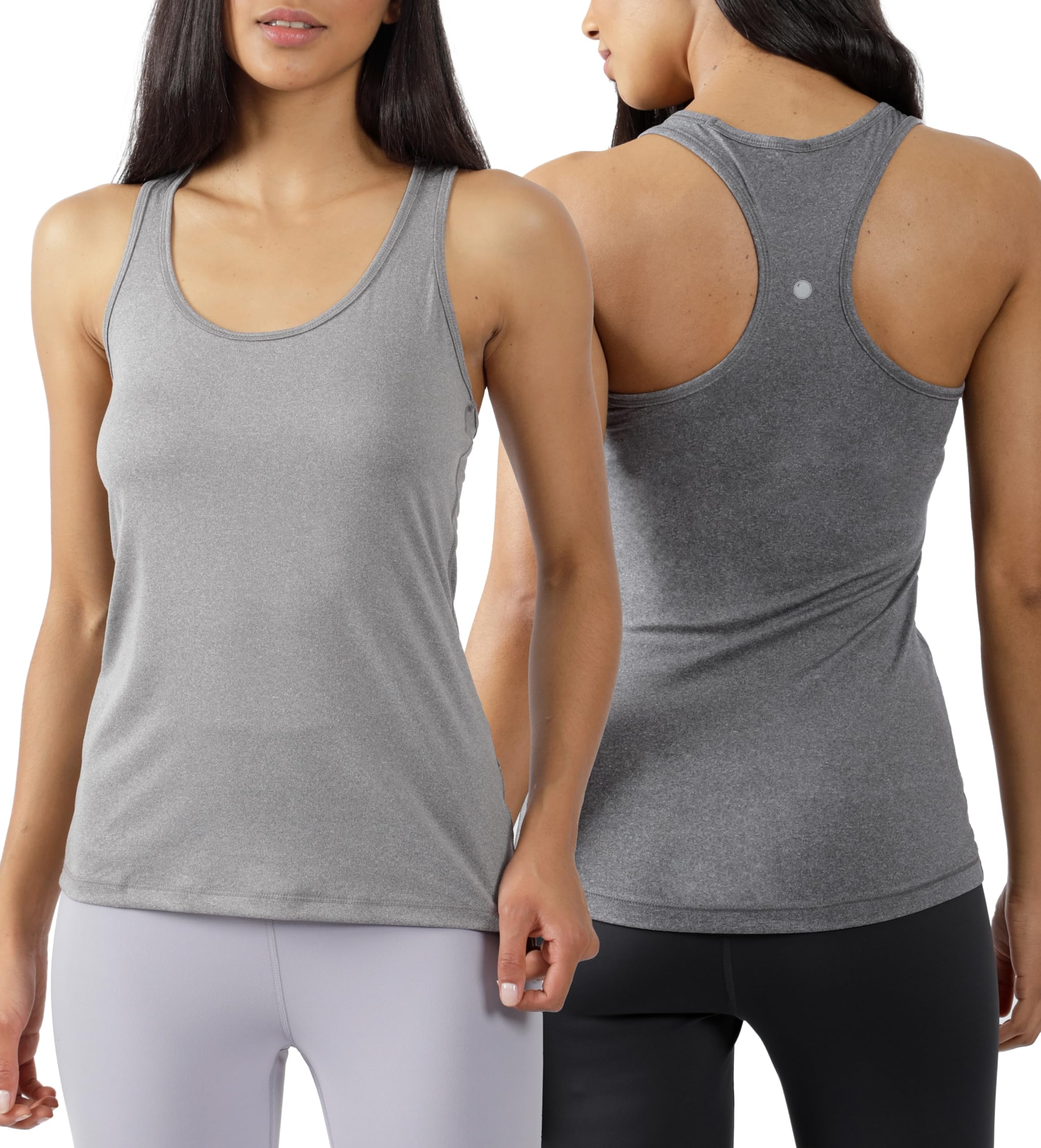 Yogalicious Womens Lightweight Tank Top Soft Racerback Workout Yoga Sleeveless Quick Dry Top