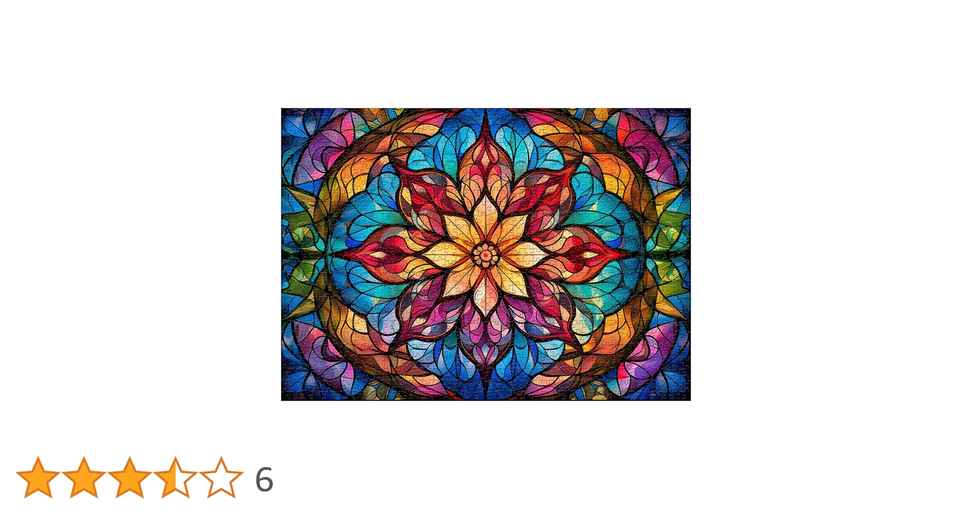 Amazon | 大人用のステンドグラスパズル 1000ピース以上 PICKFORU