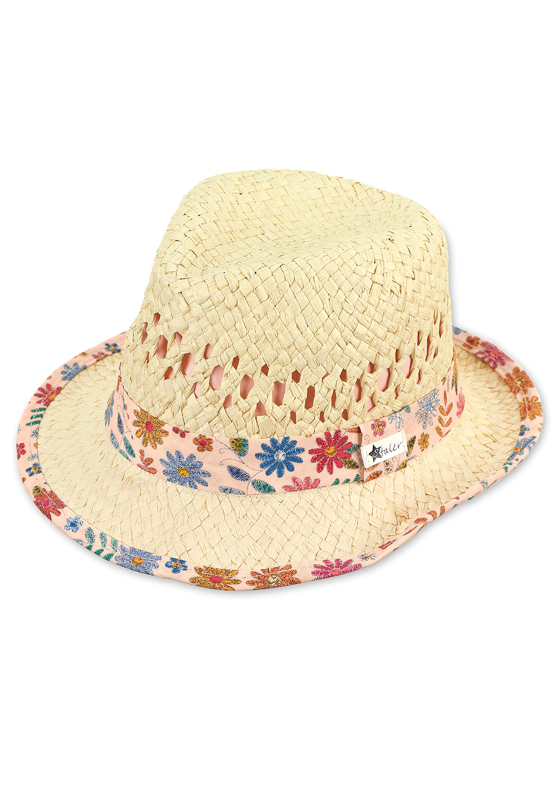Sterntaler Sombrero de Paja Flores Infantil Unisex niños