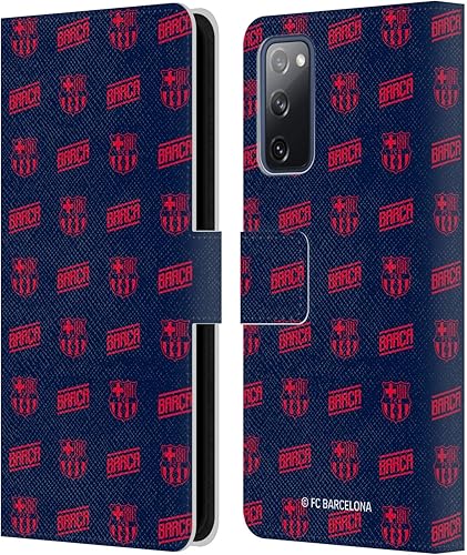 Miniatura 7 de Head Case Designs Officially Licensed FC Barcelona Barca Type Graphics Leather Book Wallet Case Cover Compatible with Samsung Galaxy S20 FE  5G