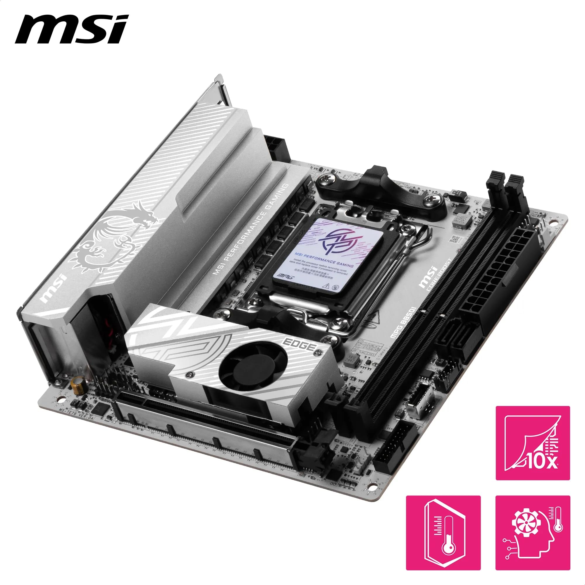 Amazon | MSI MPG B850I EDGE TI WIFI Mini-ITXマザーボード MB6799