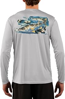 Skiff Life Fishing Shirt Snook-Design Along-The-Jetty by Thomas Krause