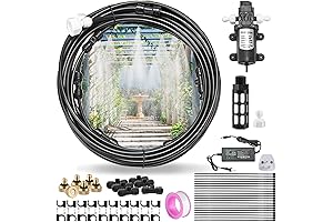 Outdoor Misting Cooling System with Pump