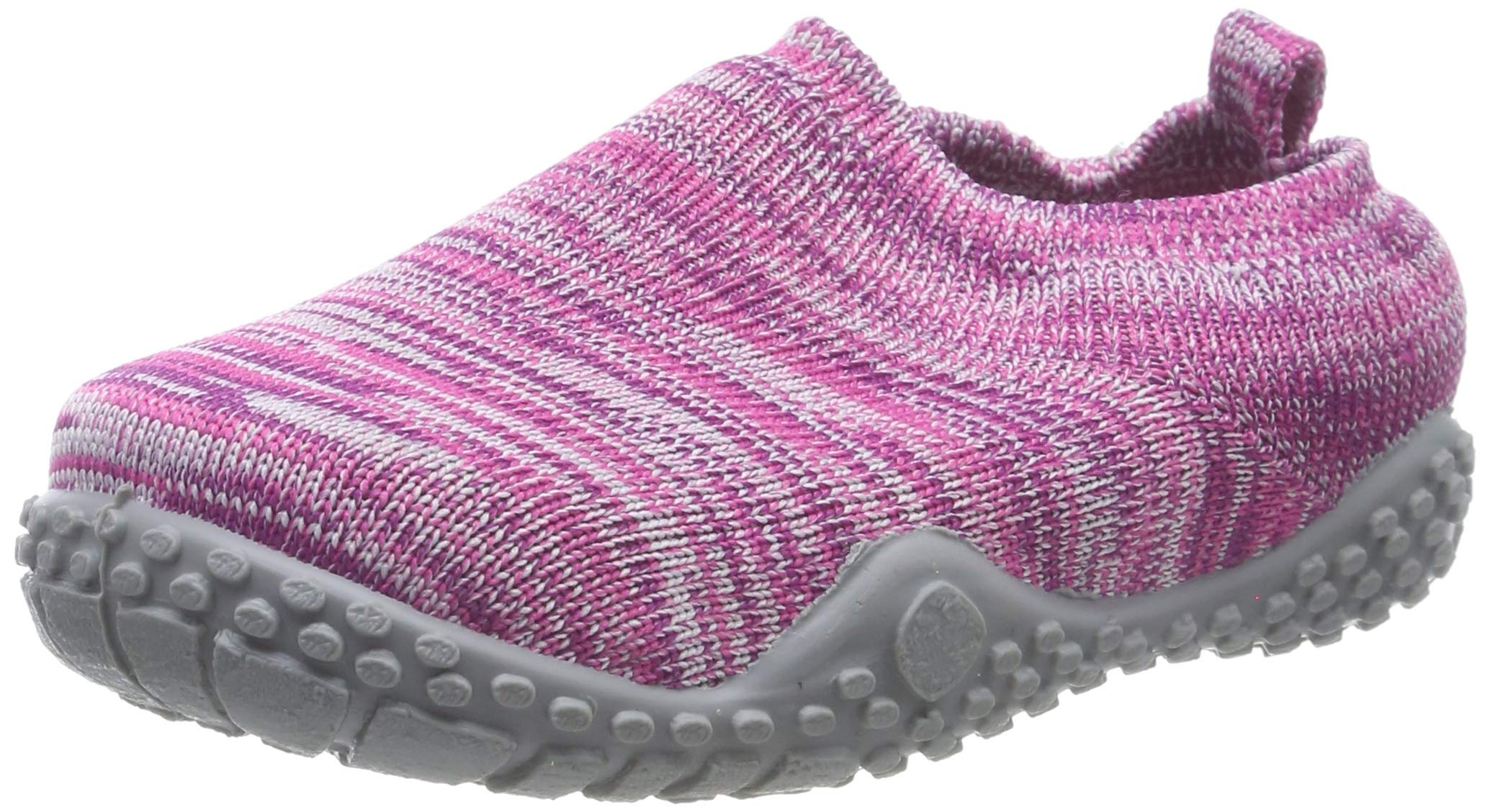 Playshoes Strick, Unisex Kids’ Low-Top Slippers, Pink (Pink 18), 9 UK (26/27 EU)