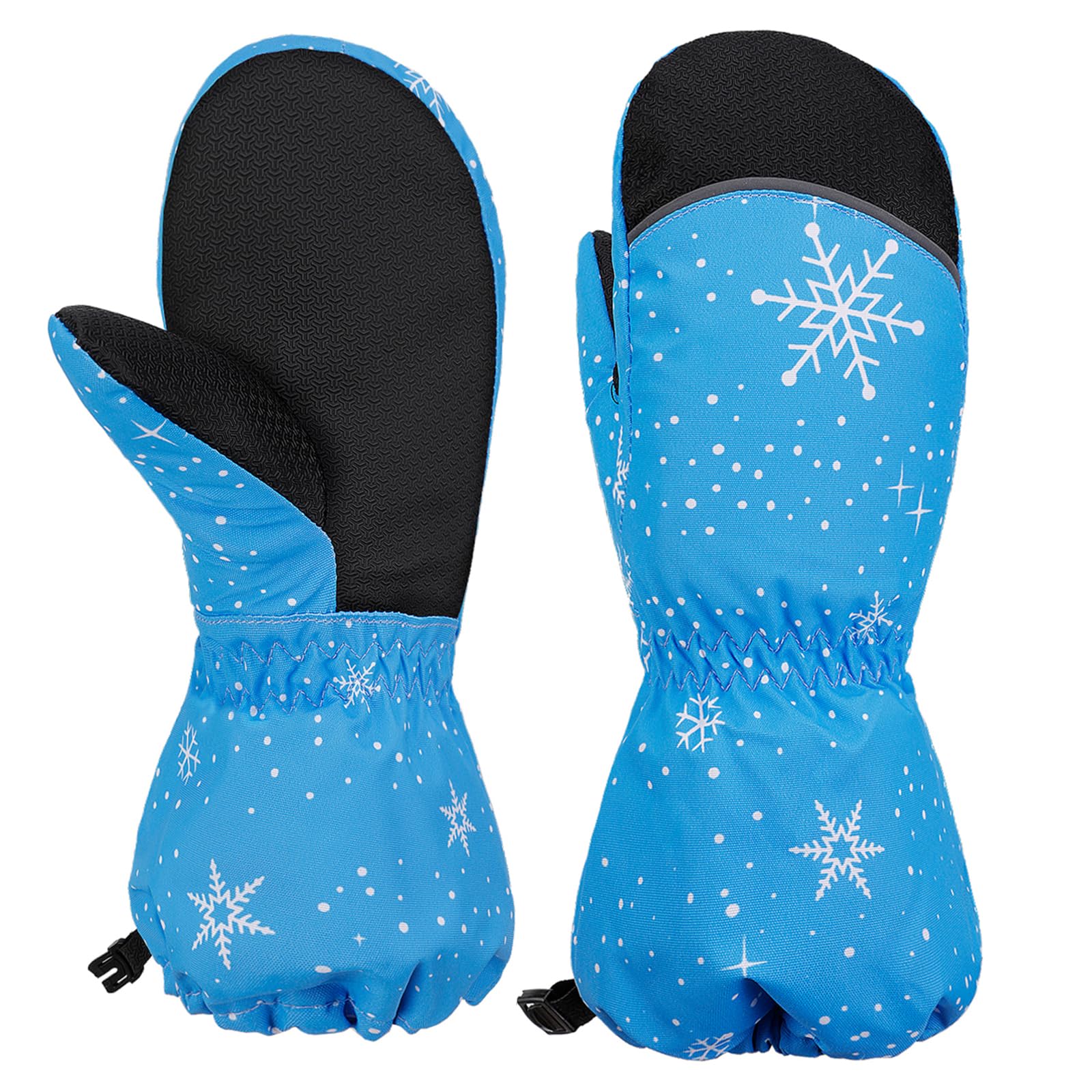 RunRRIn Kids Mittens - Waterproof Warm Winter Gloves for Boys and Girls, Thermal Insulated for Snow Play & Cold Weather