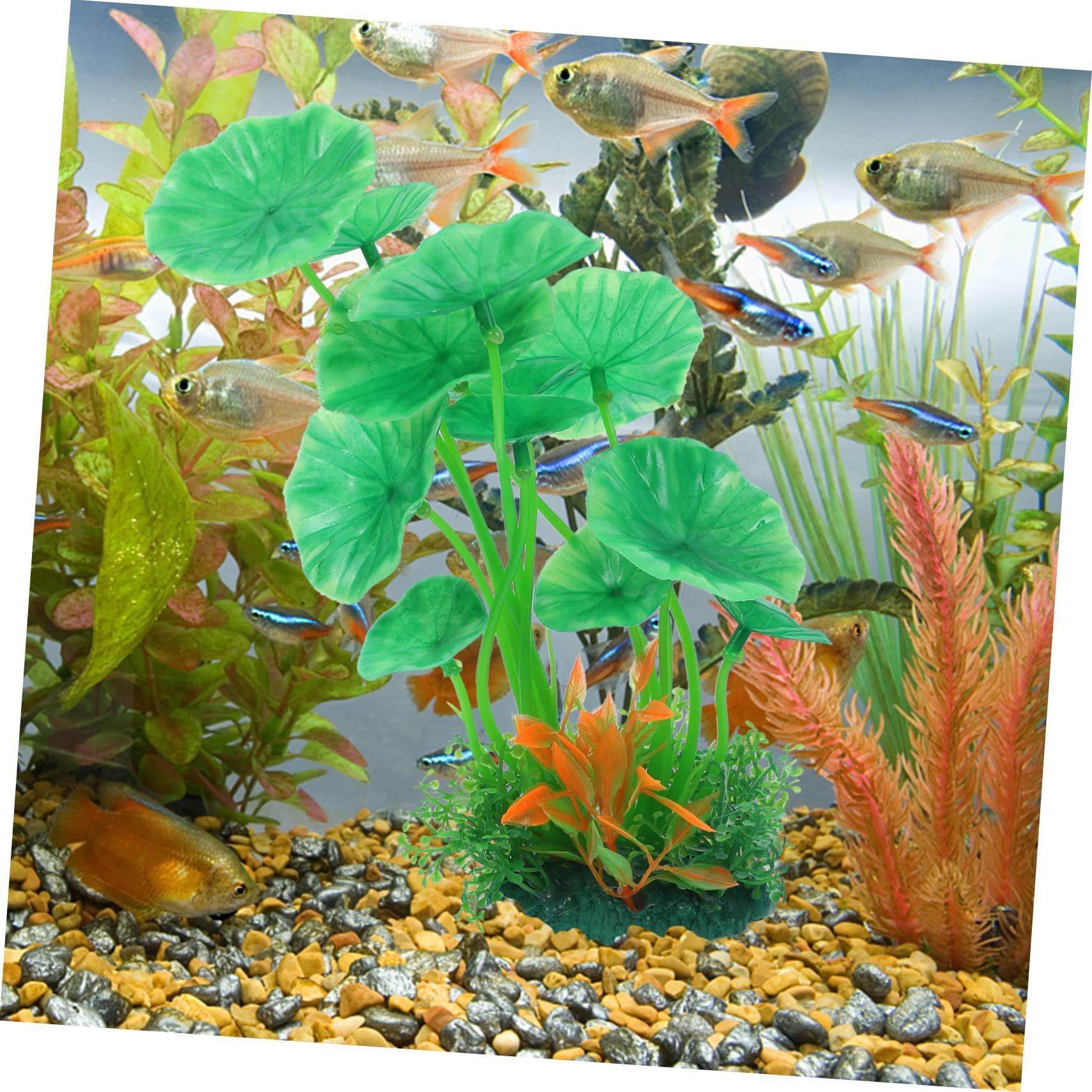 Sosoport 10stücke Künstliche Wasserpflanzen Für Aquarien Dekoration Für Betta-fischbecken Geeignet Für Süß Und Langlebiges Material Aquarium