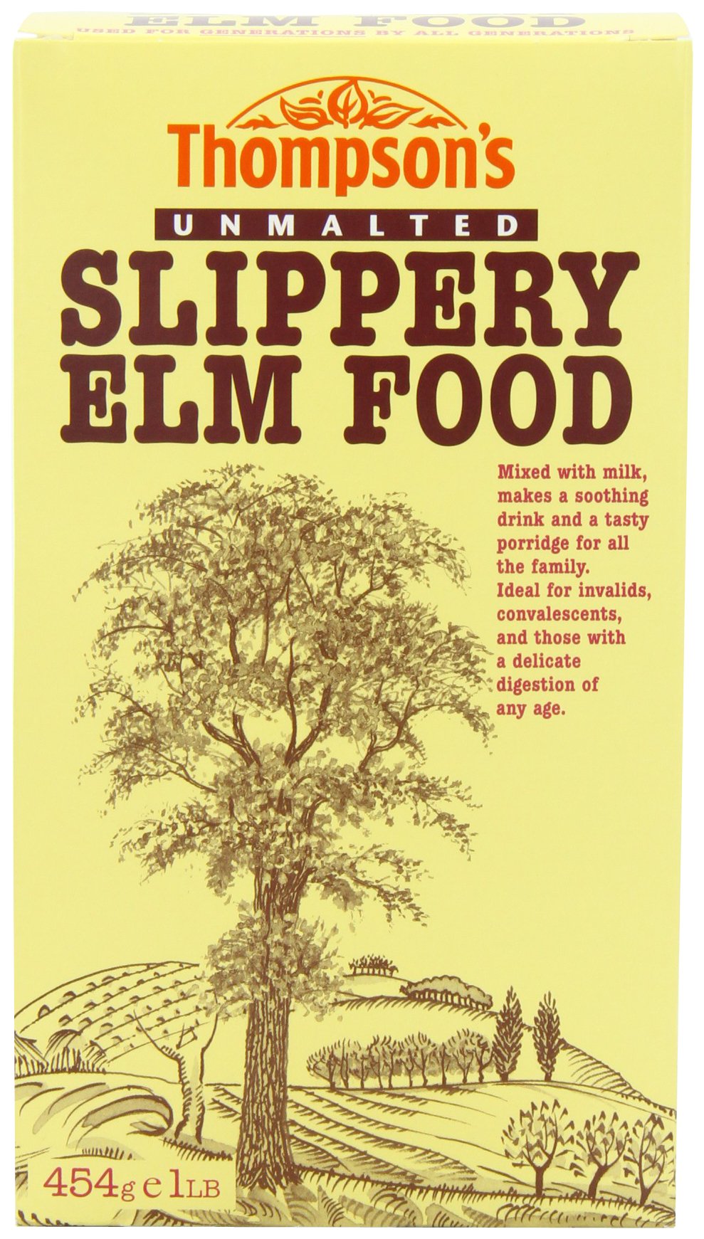 Thompson's Slippery Elm Plain Food 454 g