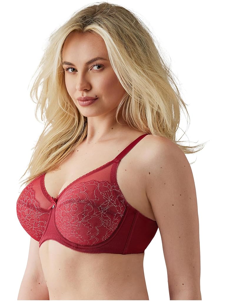 Red Wacoal Retro Chic Full Figure Underwire Bra