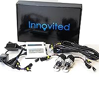 Vista 10 de Innovited Bombilla de xenón HID H1 10000K x 1 par con 2 balastos digitales platino de 55 W (azul océano)