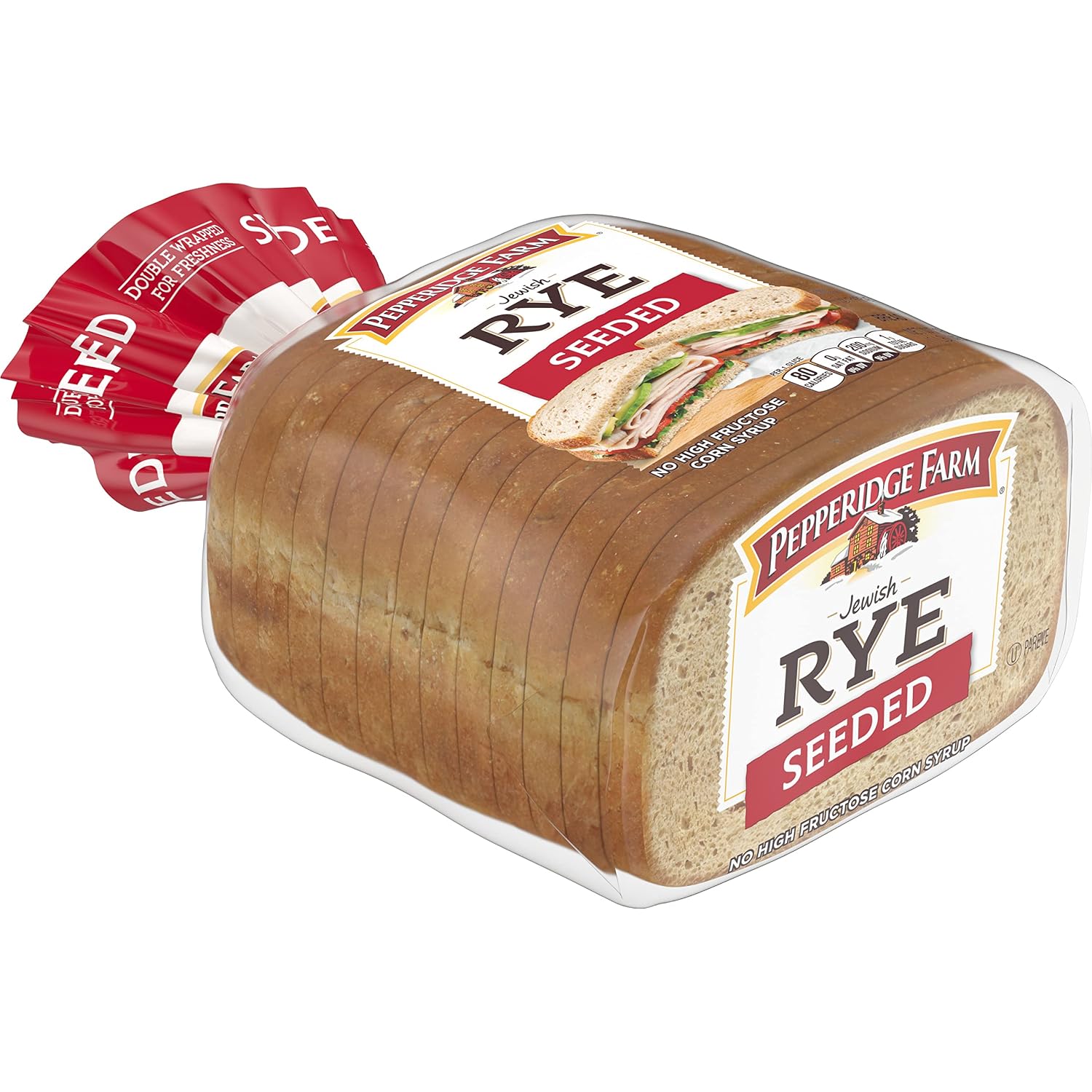 Pepperidge Farm Jewish Rye Seeded Bread, 16 oz. Bag