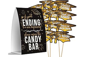 Graduation Candy Buffet Labels: Elevate Your Celebration with Sophisticated Decorations