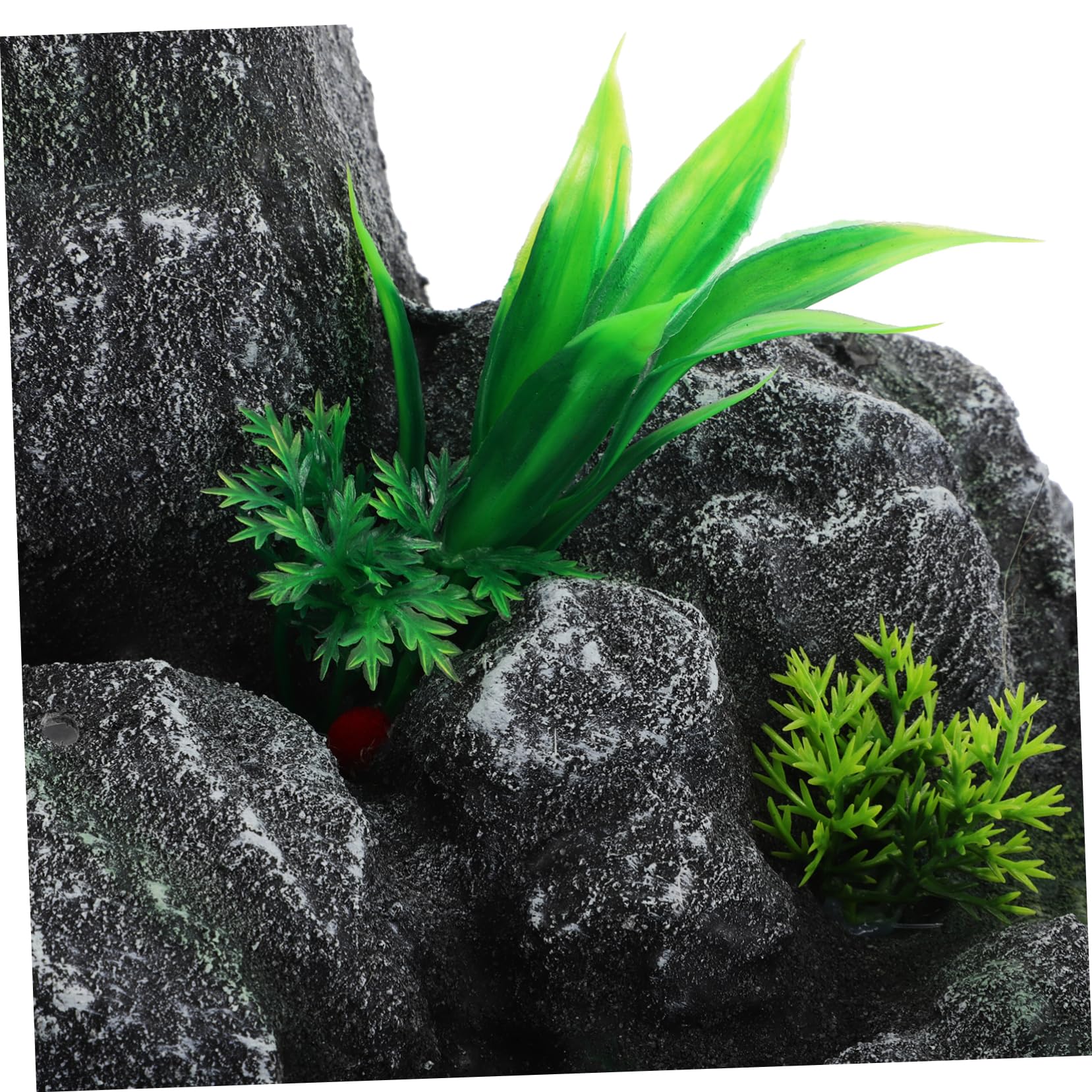 Toyvian Adorno Acuario Artificial Decoración De Rocalla Resina Cueva para Bettas Decoración Acuario