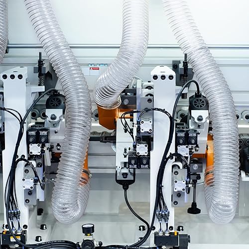 Miniatura 6 de Manguera de recogida de polvo de PVC de 30 pies con abrazaderas de manguera de acero inoxidable, manguera de vacío transparente flexible resistente