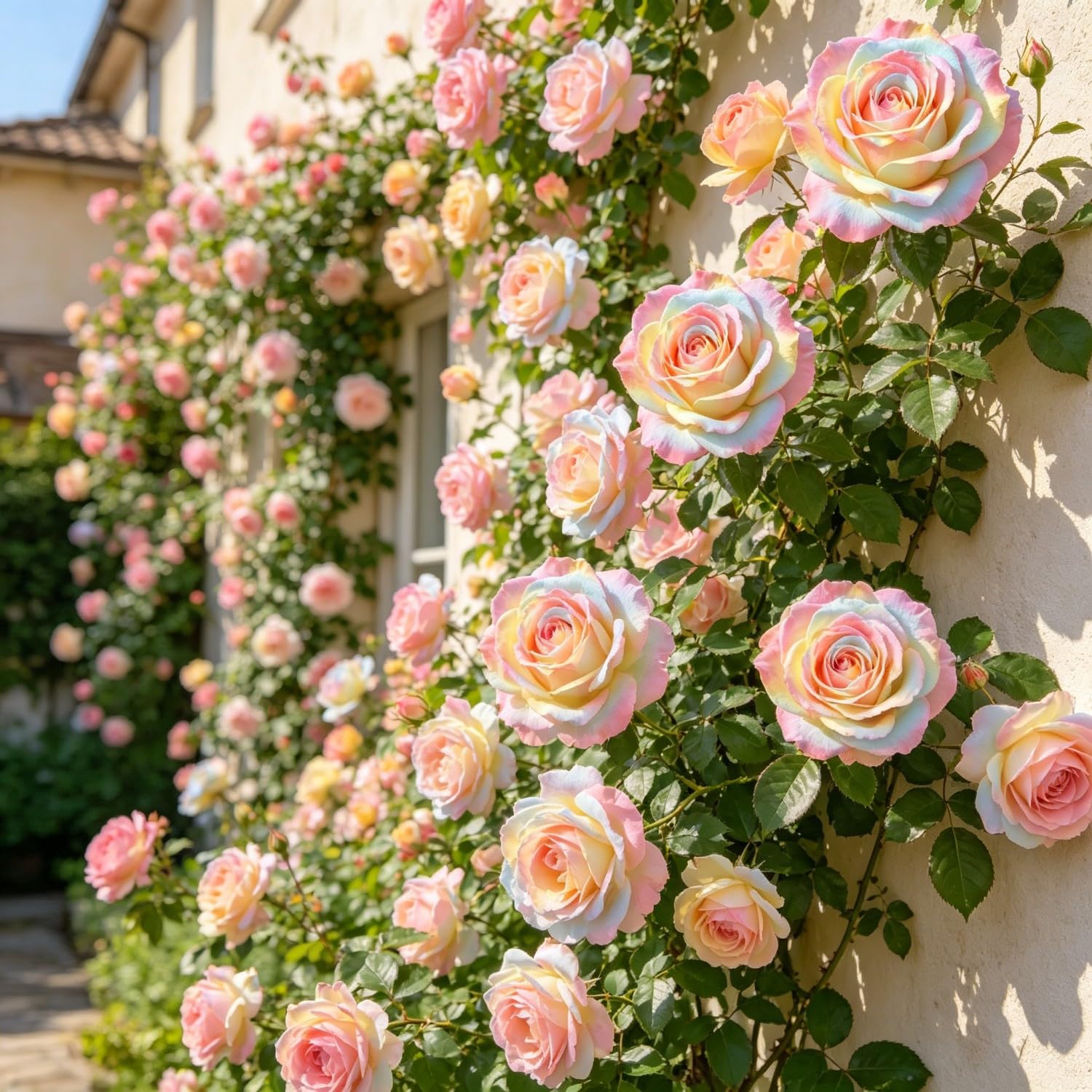 Climbing Rose-Hardy Perennial,Garden Flowers,Ornamental Flowers,Wedding Flowers，Professional Planting for Stunning Garden Displays-1500pcs-L