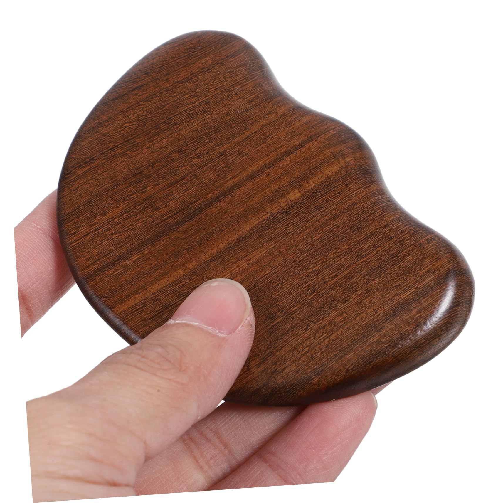 FOMIYES Yuanbao Scraping Board Acupoint Head Scalp Massager Comb Hair Scalp Comb Body Massager Gua Sha Comb for Scalp Acupuncture Roller Head Scalp Comb Neck Massager Sandalwood Coffee