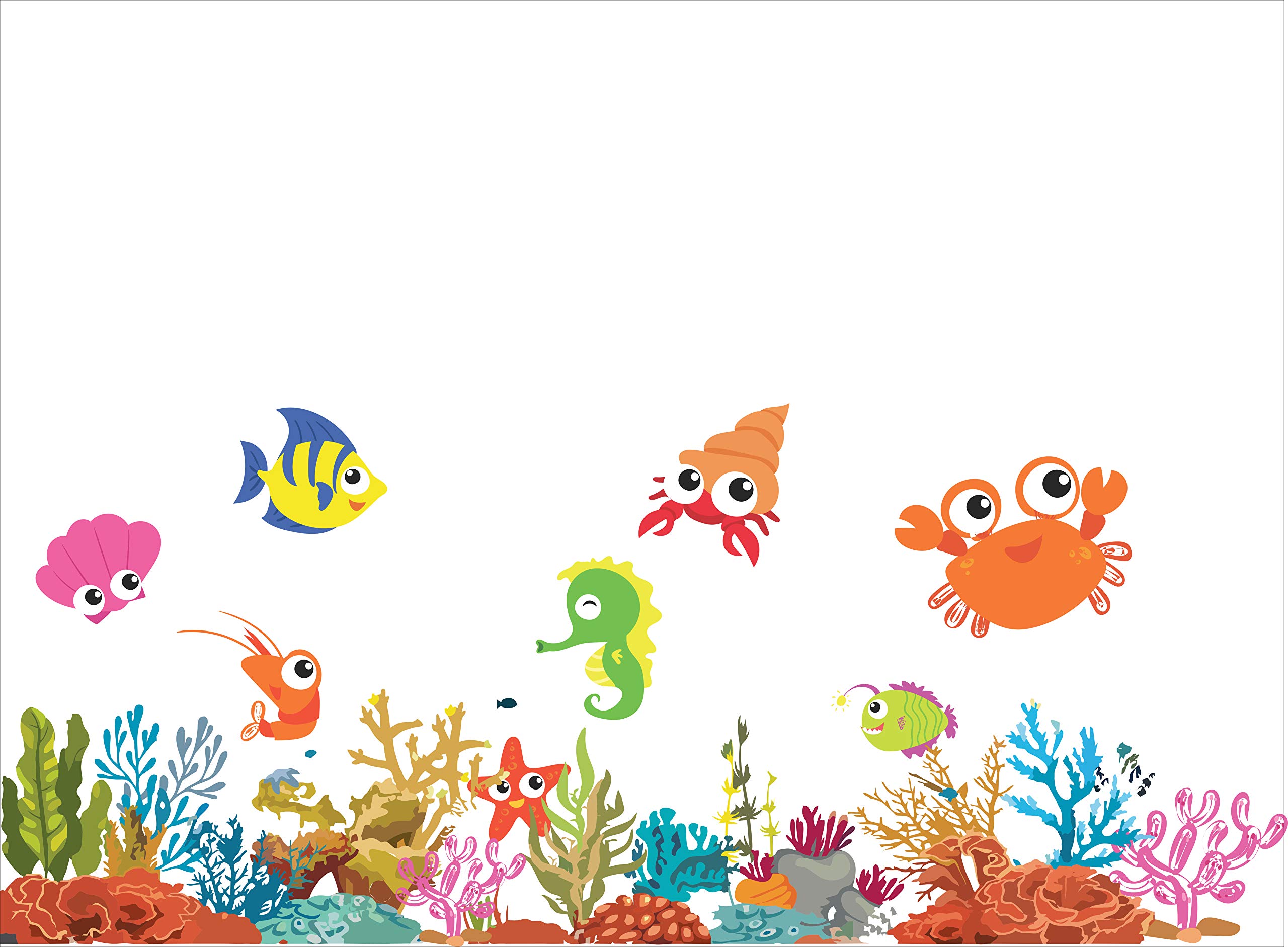 Decor Kafe Under Water Fish Wall Sticker (B07KXWPGQR) Amazon Price History, Amazon Price Tracker