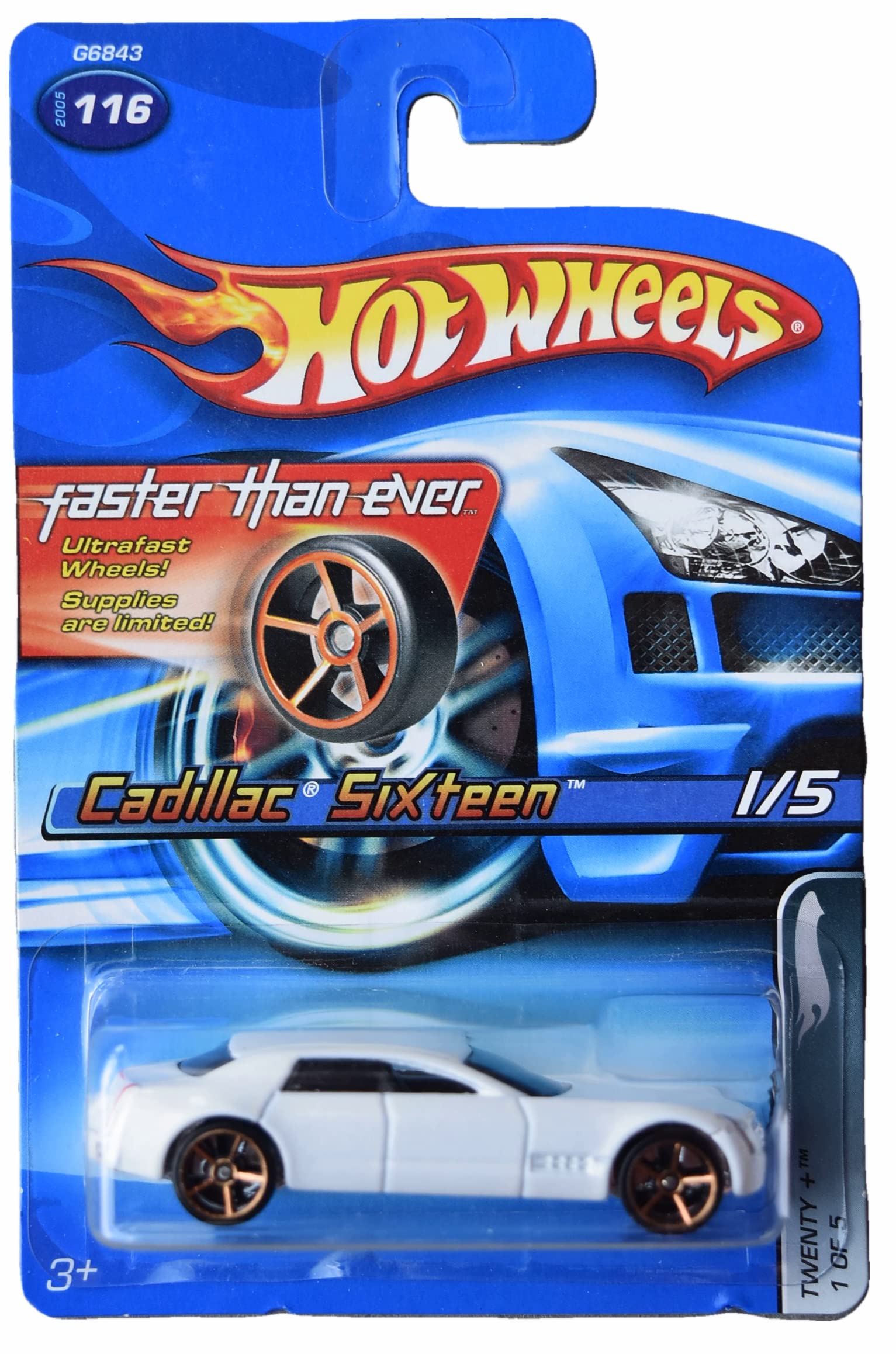 Hot Wheels Cadillac Sixteen, Twenty + 1/5 [White] - Cadillac