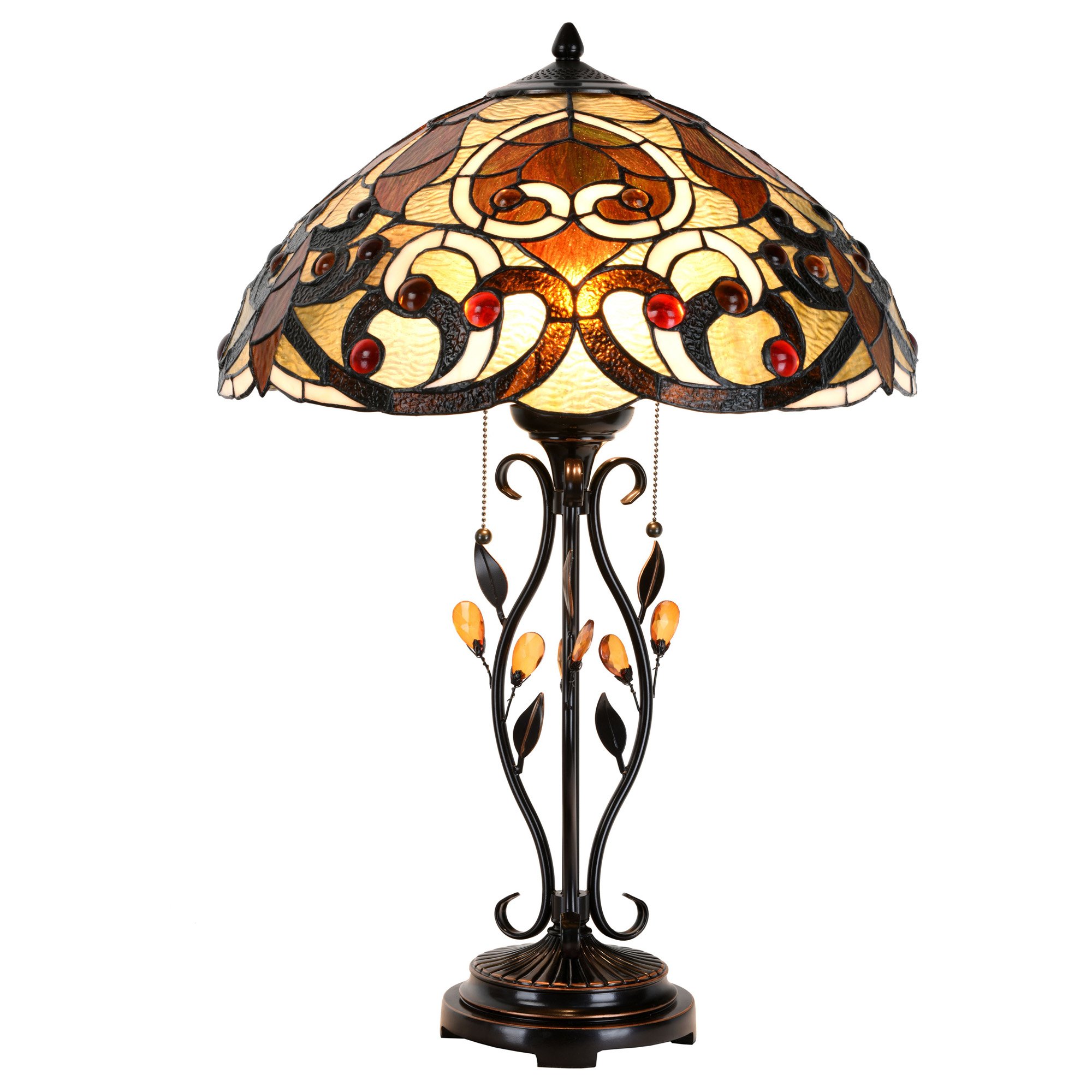 Buy Cloud ain Tiffany Style 18.5" Lampshade Swirling Shells Table Lamp