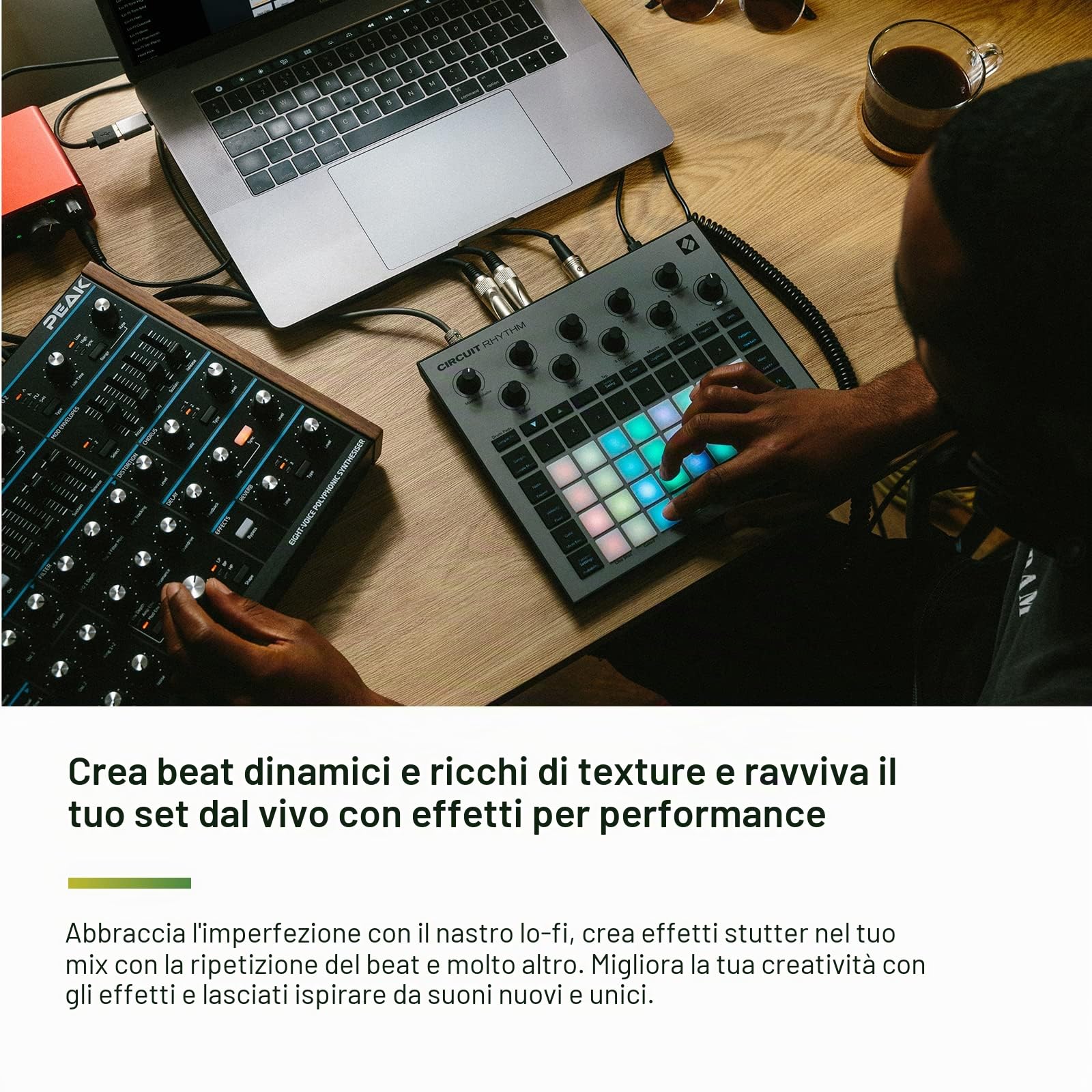 Novation Circuit Rhythm groovebox campionatore 8 tracce