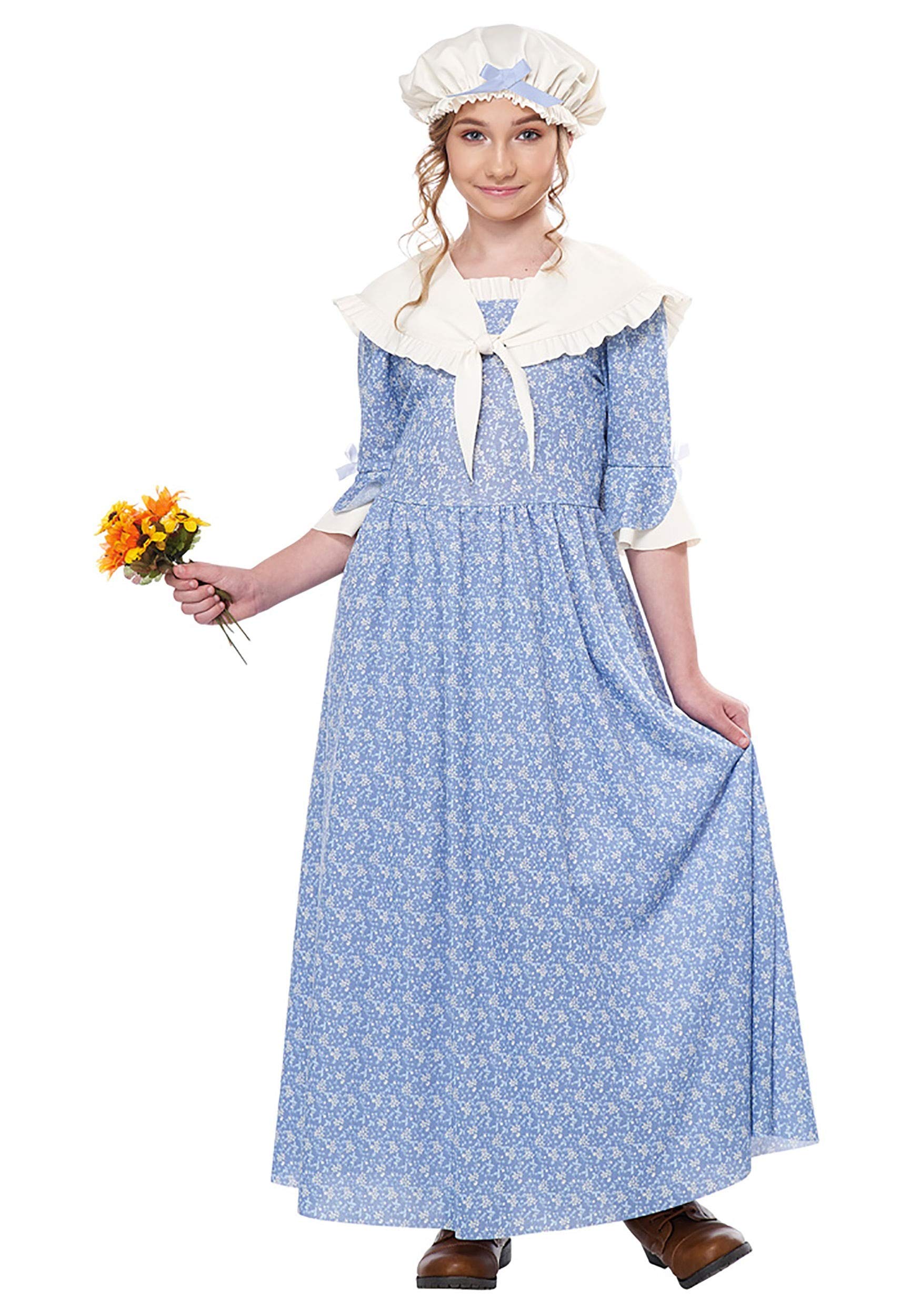 California Costumes Colonial Village Girl Kinderkostüm
