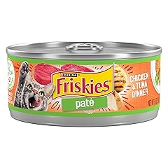 Purina Friskies Wet Cat Food Pate, Chicken and Tuna Dinner - (Pack of 24) 5.5 oz. Cans