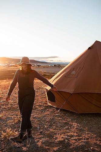 Vista 21 de WHITEDUCK Regatta - Tienda de campaña de lona con StoveJack, impermeable, 4 estaciones de lujo para acampar y glamping Yurt Tent al aire libre