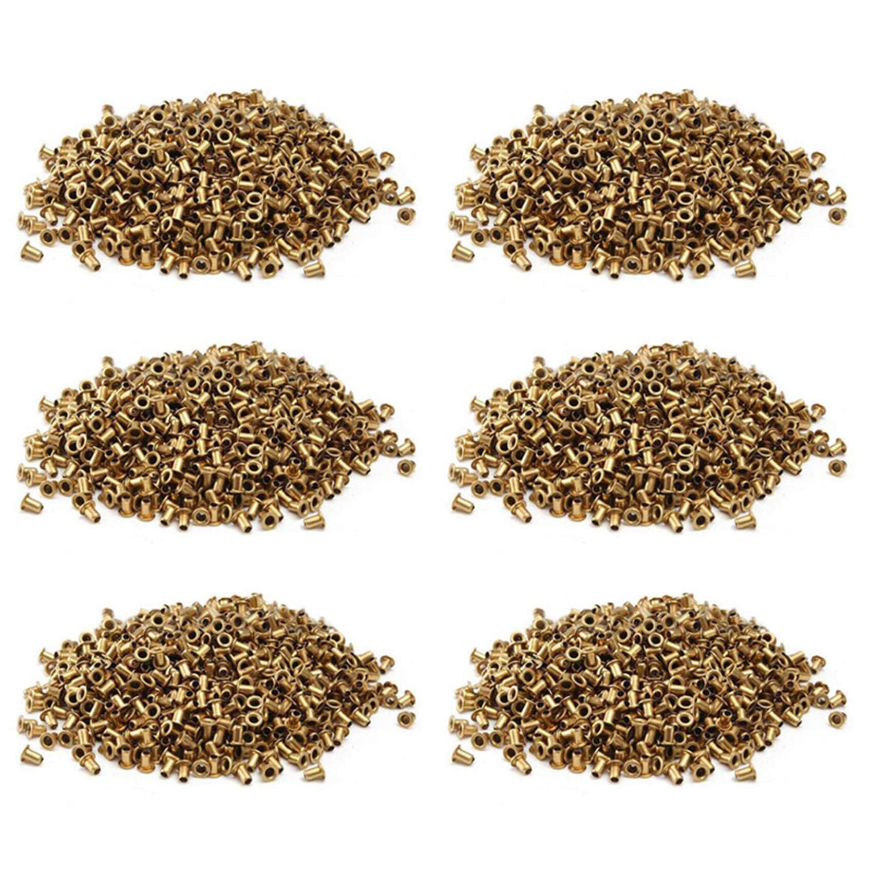 Ctrlzs 6000Pcs Copper Beekeeping Eyelets For Frames Bee Hive Equipments Copper Caps