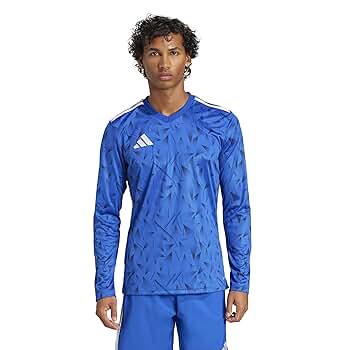 adidas アディダス JFA 長袖サッカーウェア プラシャツ 青　Mサイズ アディダス サッカー 日本代表 長袖ユニフォーム M 10/09 ゲーム