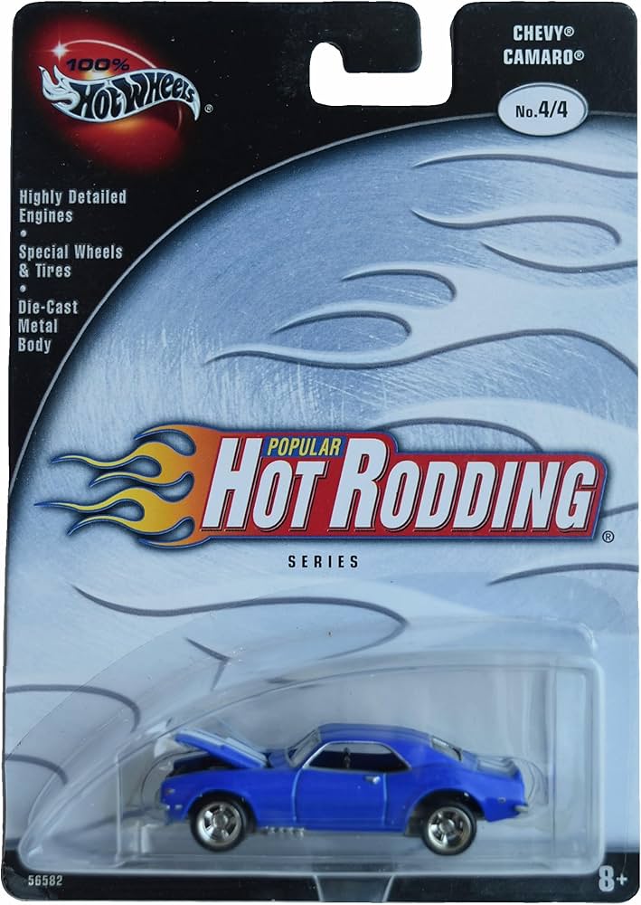 Amazon.com: Hot Wheels Chevy Camaro, Hot Rodding Series 4/4 100
