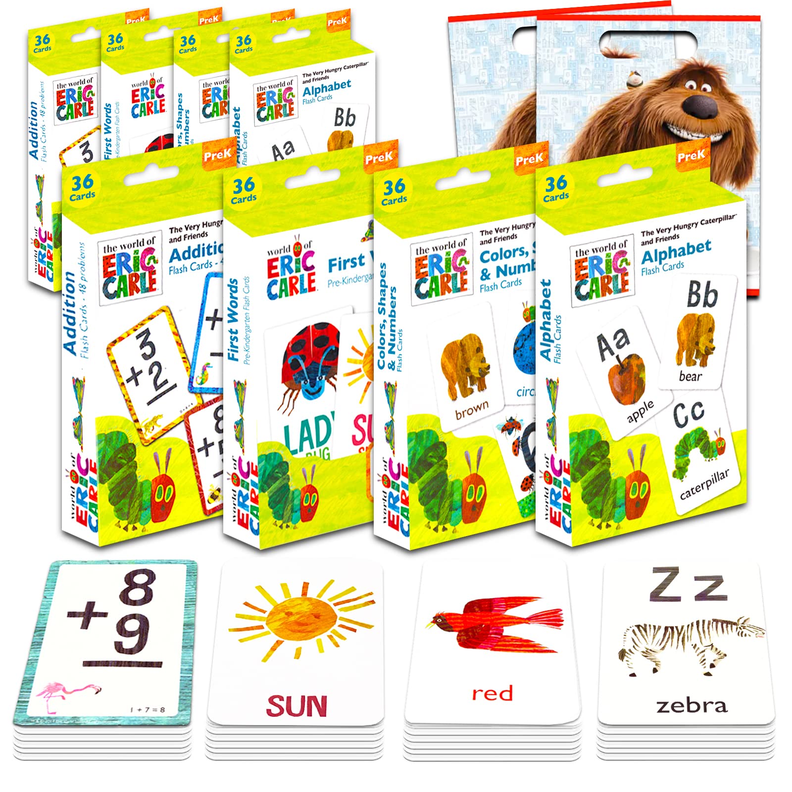Buy Eric Carle Party Favors Bundle Eric Carle Learning Cards Set 8 Pc
