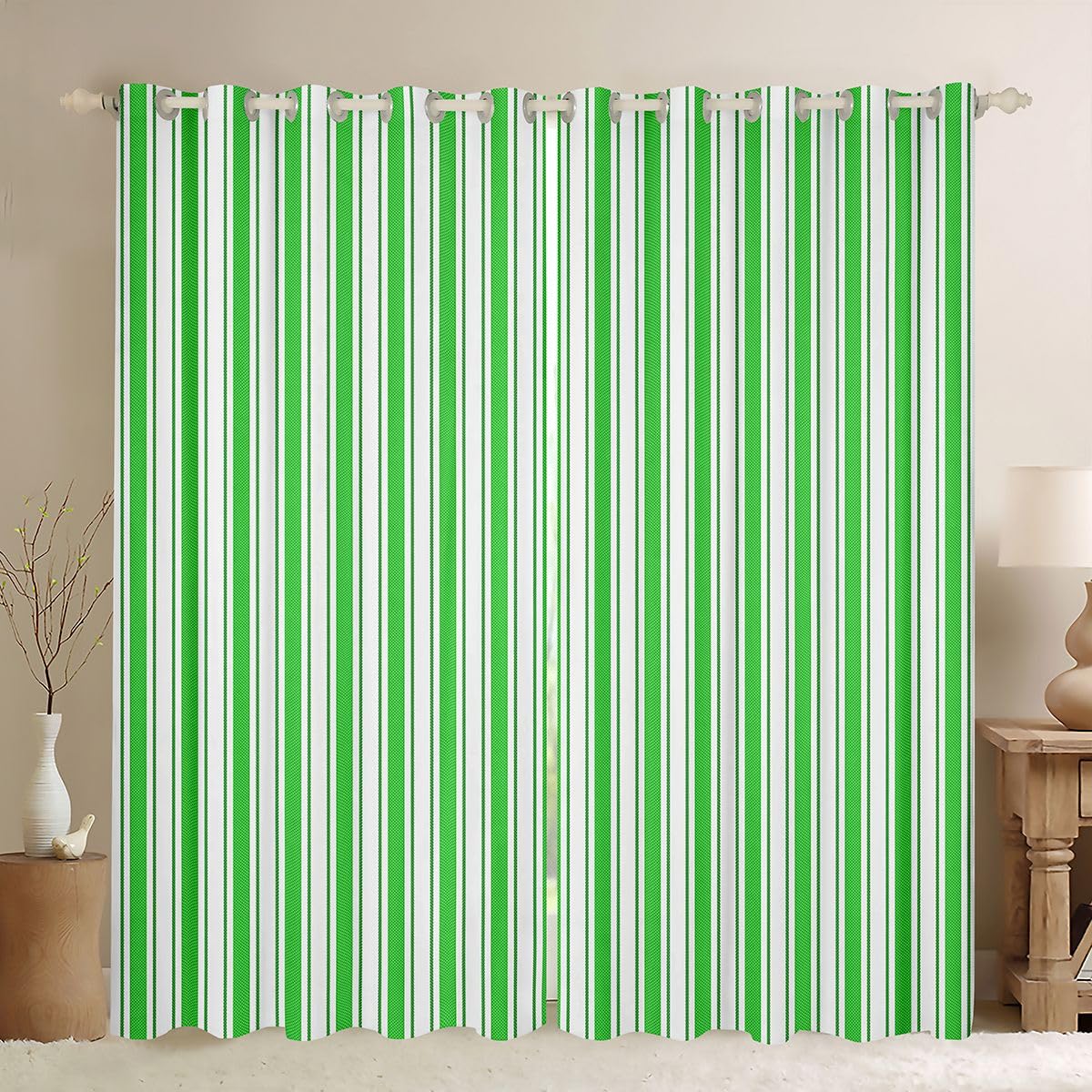 Homewish Streifen Vorhänge 137x117(HxB)
