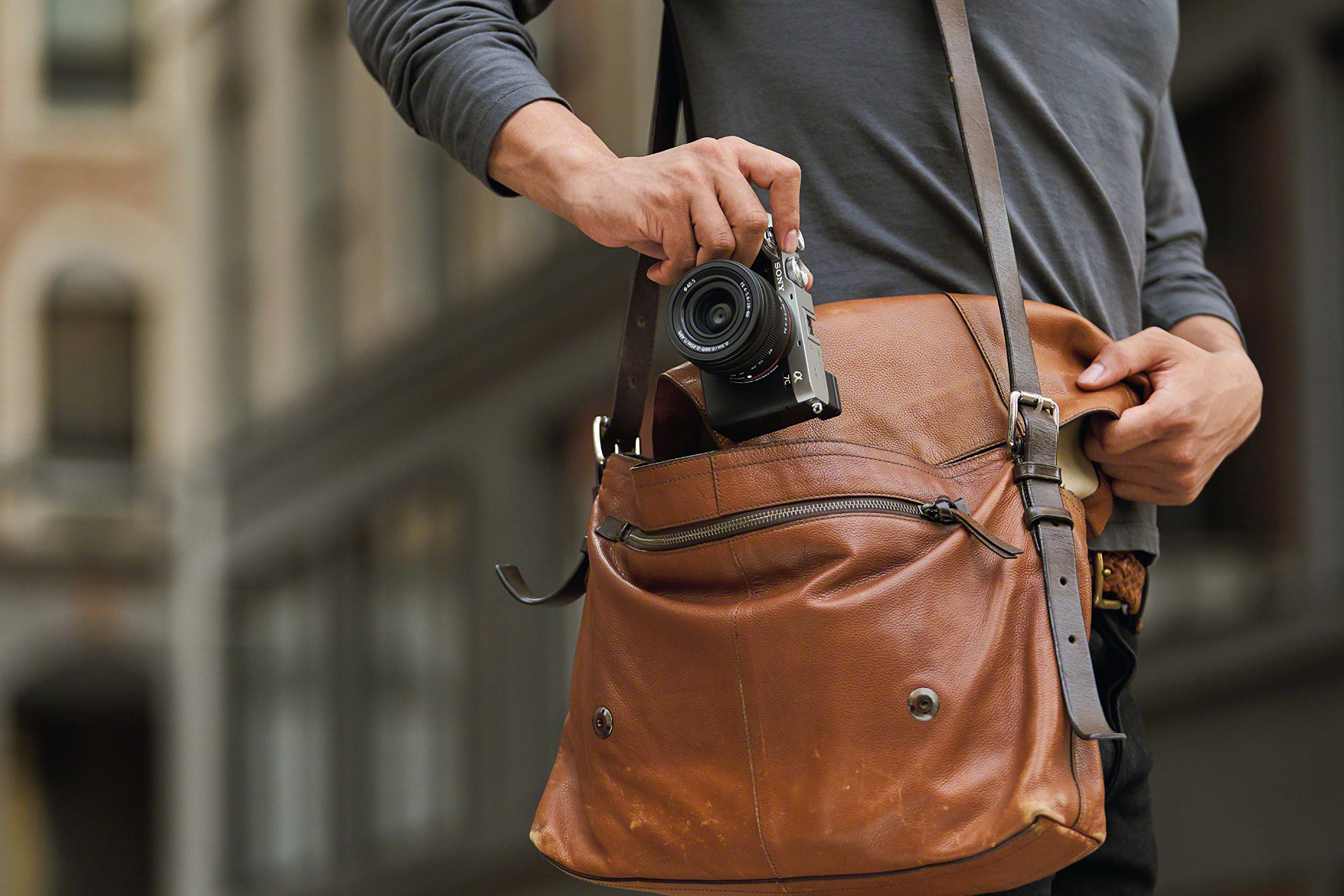Sony Alpha 7C Spiegellose E-Mount Vollformat-Digitalkamera ILCE-7C (24 – Bild 2