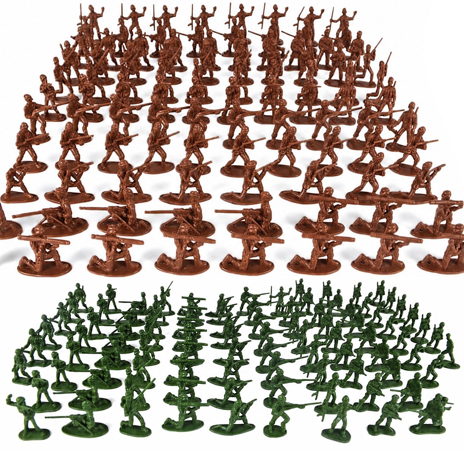 JeyFefv 200 Pcs Small Soldiers, Army Men Miniature Figures
