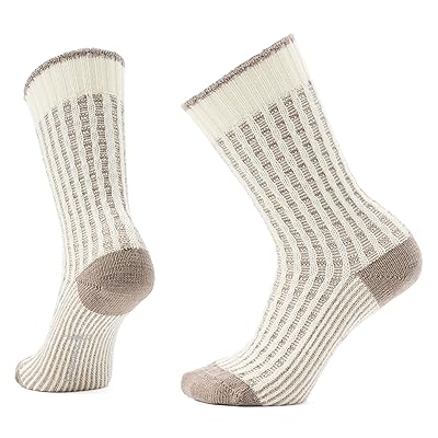Smartwool Everyday Waffle Press Crew Socks Knee High Socks Shoes Natural