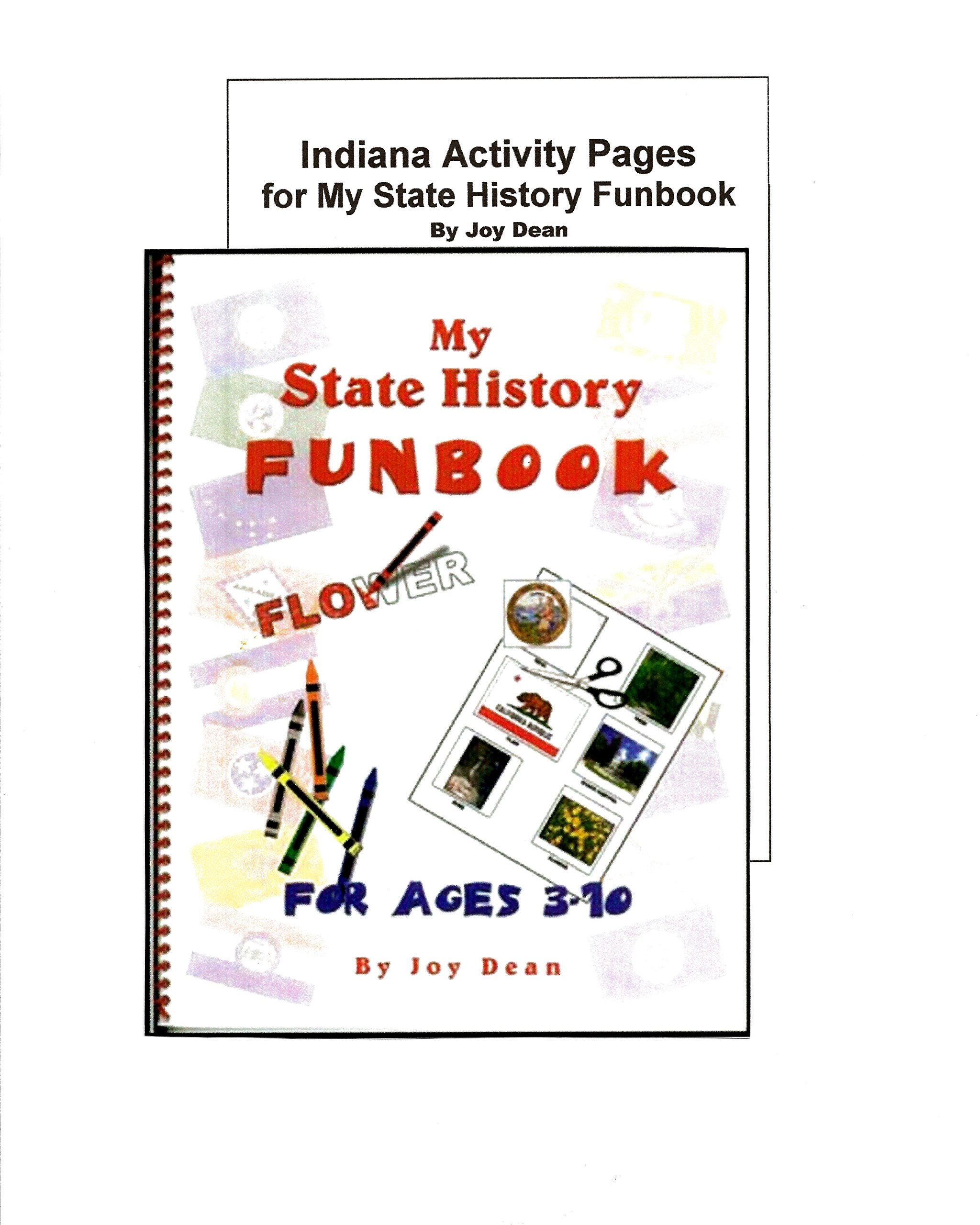 Indiana: My State History Funbook with Indiana Activity Pages (State History from a Christian Perspective, Funbook, Indiana)