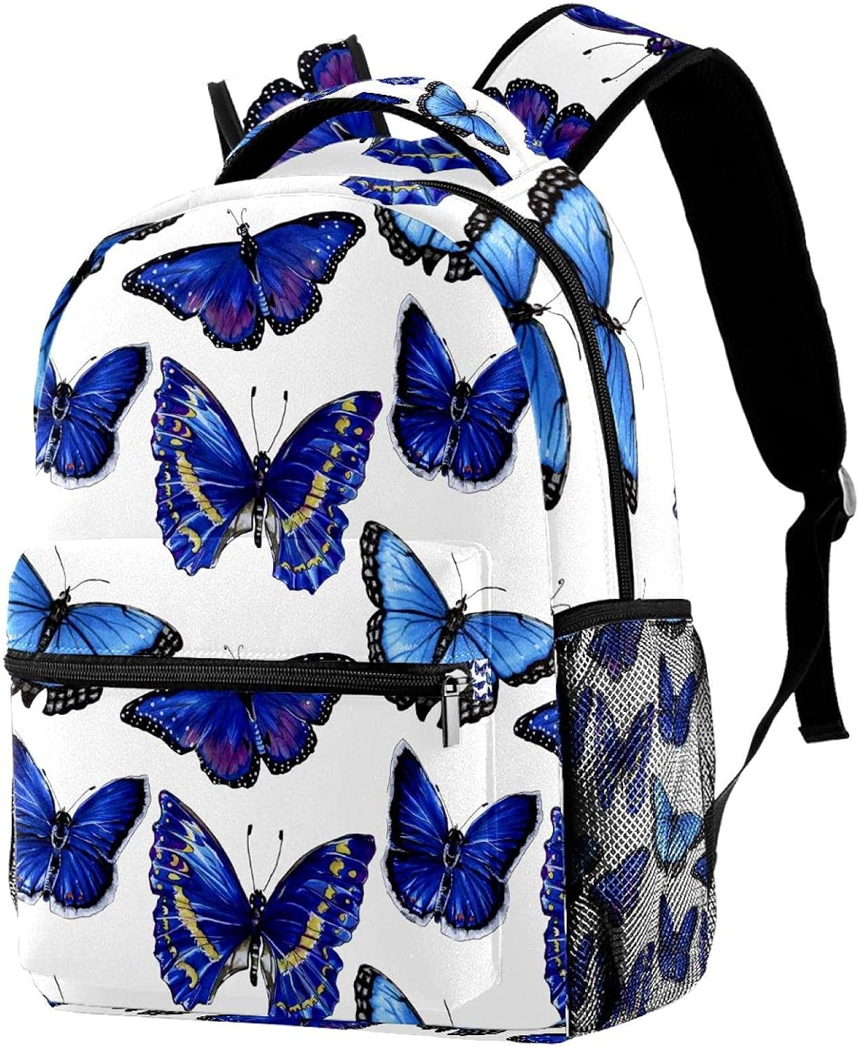 blue butterfly backpack