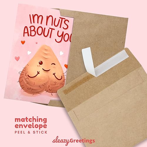 Miniatura 7 de Sleazy Greetings Divertida tarjeta del día de San Valentín para él, divertidas tarjetas de aniversario para marido y esposa, tarjeta de cumpleaños